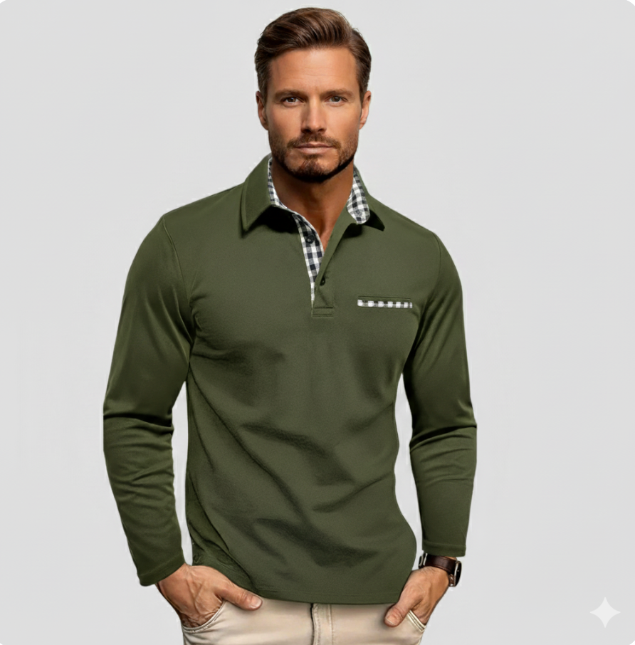 Calverton | Long-Sleeve Polo Shirt