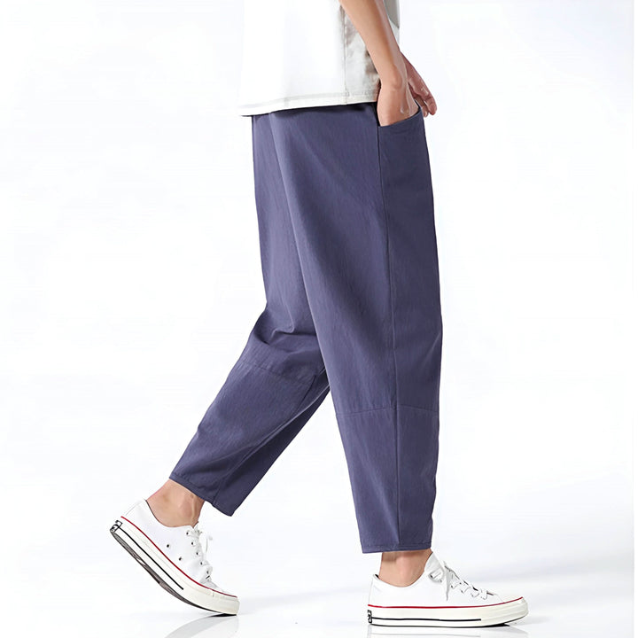 Finn | Cropped Cotton Pants