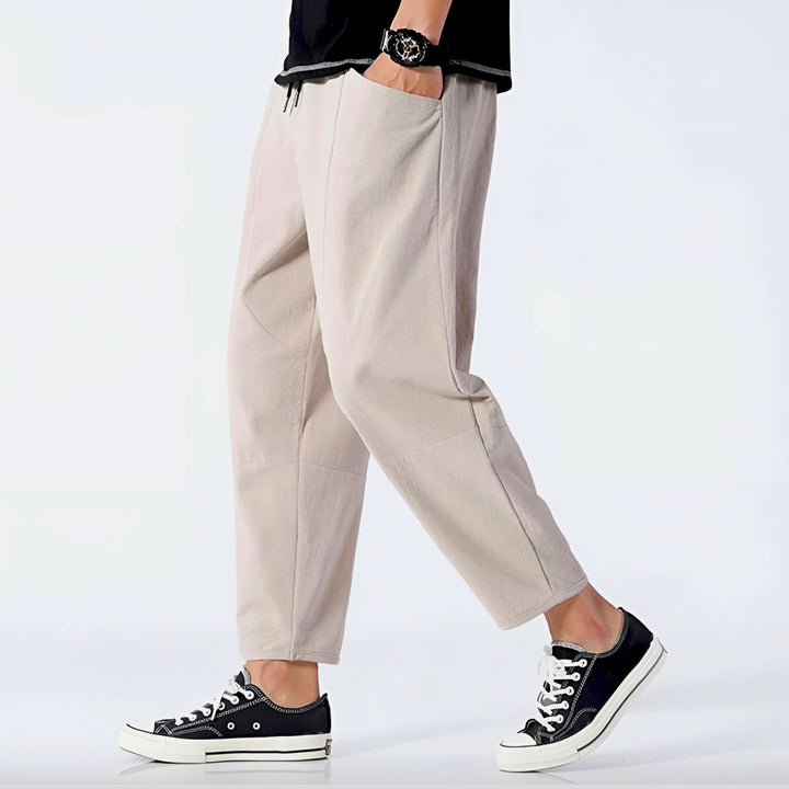 Finn | Cropped Cotton Pants