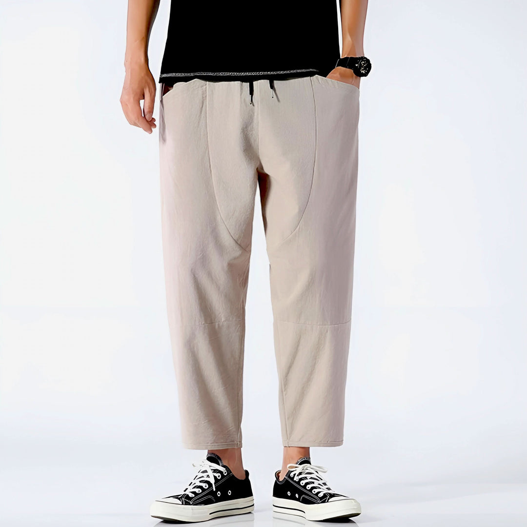 Finn | Cropped Cotton Pants