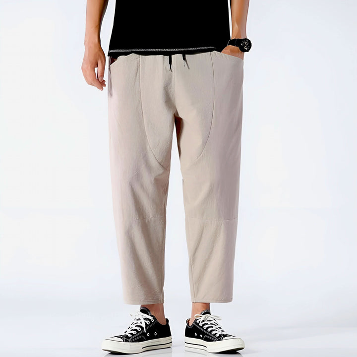 Finn | Cropped Cotton Pants