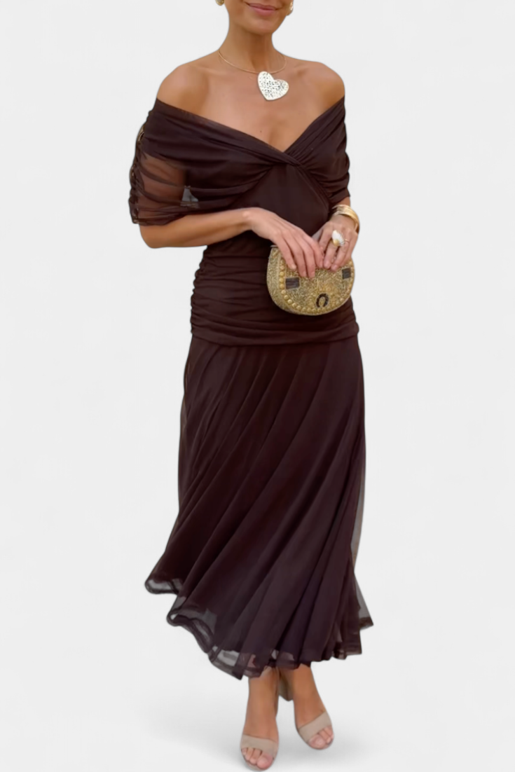 MARELLIA™ | Floral V-Neck Maxi Dress