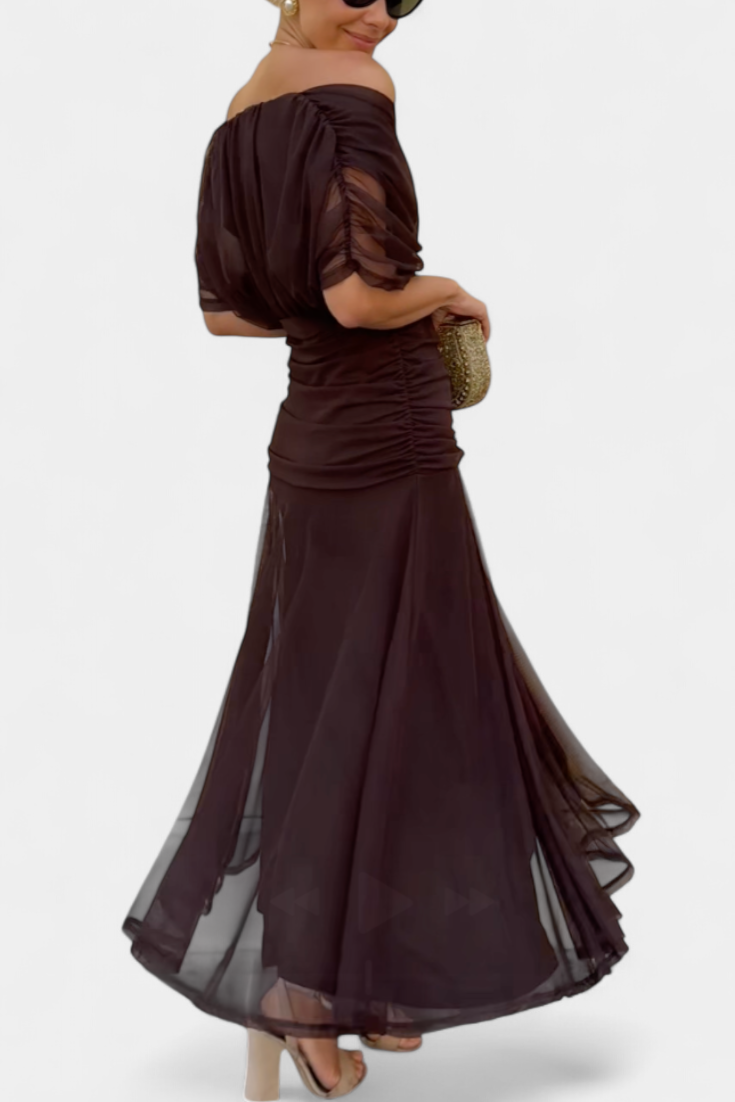 MARELLIA™ | Floral V-Neck Maxi Dress