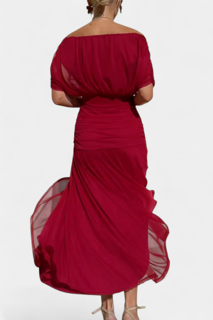 MARELLIA™ | Floral V-Neck Maxi Dress