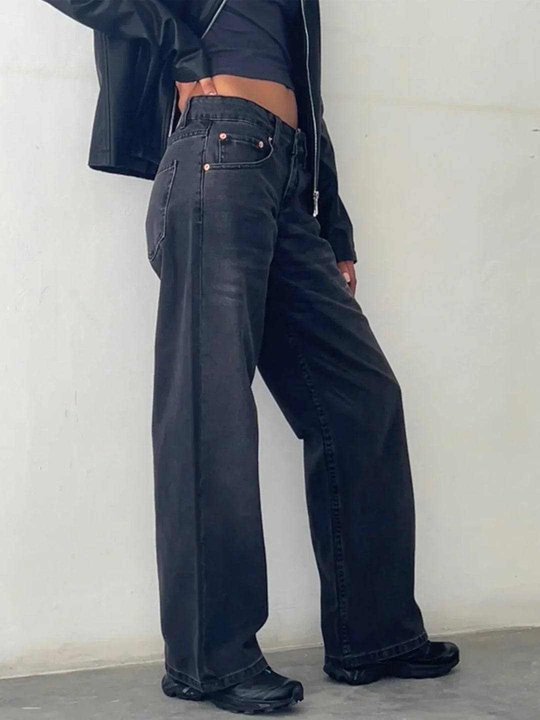 SYLVAINE™ - Vintage Casual Baggy Jeans