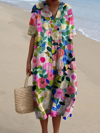 Quirine™ | Printed Summer Breeze Dress