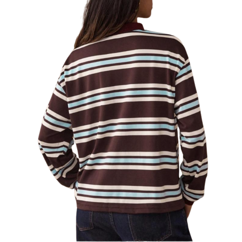 AIKO™ - Refined Striped Long-Sleeve Top