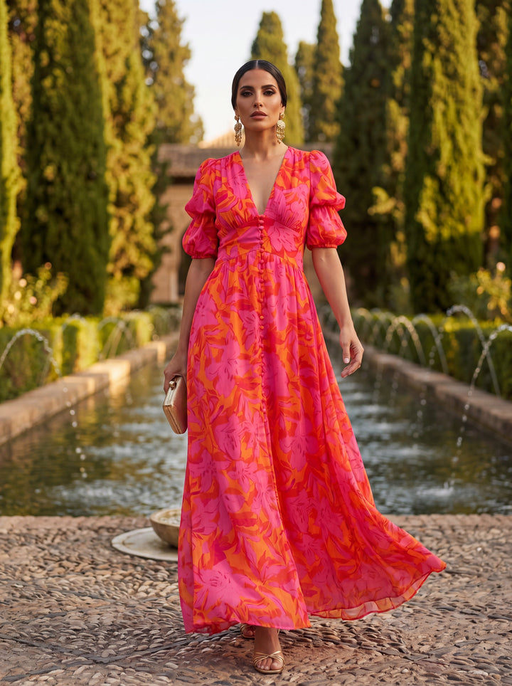ELIANA | Floral Maxi Dress