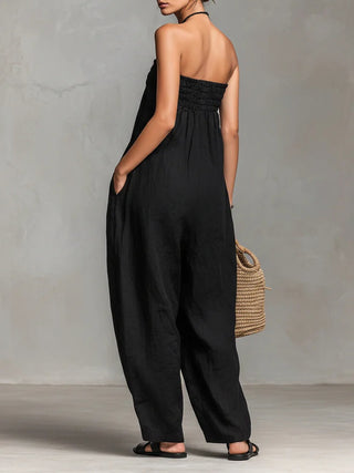 Nina™ - Elegant Strapless Jumpsuit