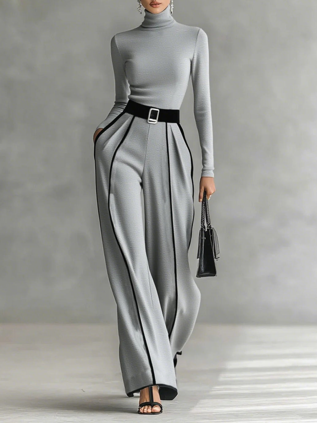 Vera™ - Elegant Set with Contrast Details