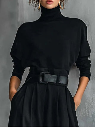 Lisa™ - Black 2-Piece Set with Belt