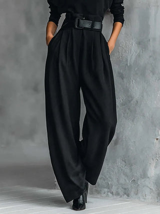 Lisa™ - Black 2-Piece Set with Belt
