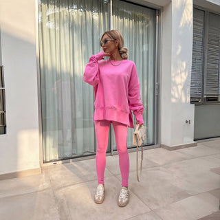 YACHI™ - Casual Long-Sleeve Sweatshirt and Pants Set