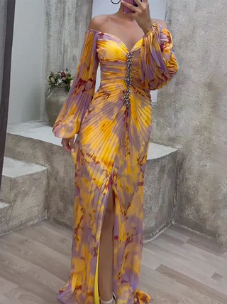 AMELIA | Elegant Dress with V-Neck