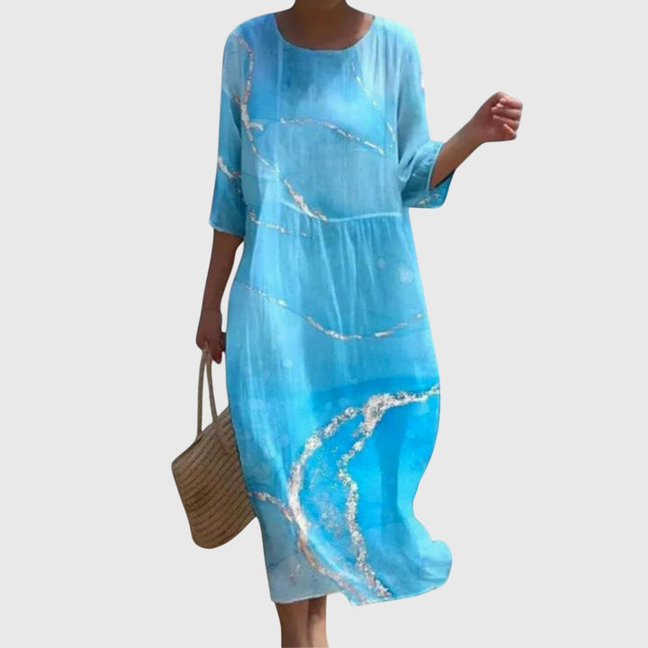 Elena™ | Stylish Floral Maxi Dress