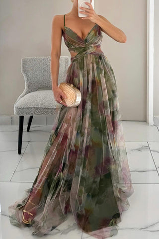 MADELINE™ | Floral Maxi Dress for Effortless Elegance