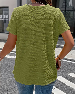 Marina | Peter Pan Collar T-Shirt with Buttons