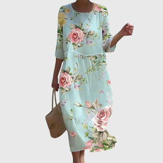 Elena™ | Stylish Floral Maxi Dress