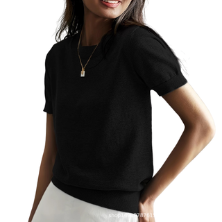 JENNY™ - Classic Round Neck Casual Top