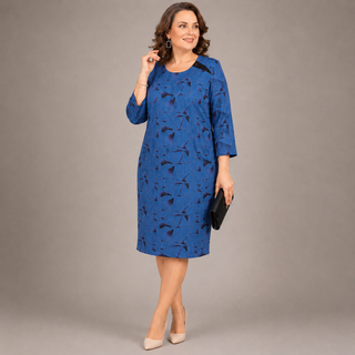 ADELINE | Embroidered Midi Dress