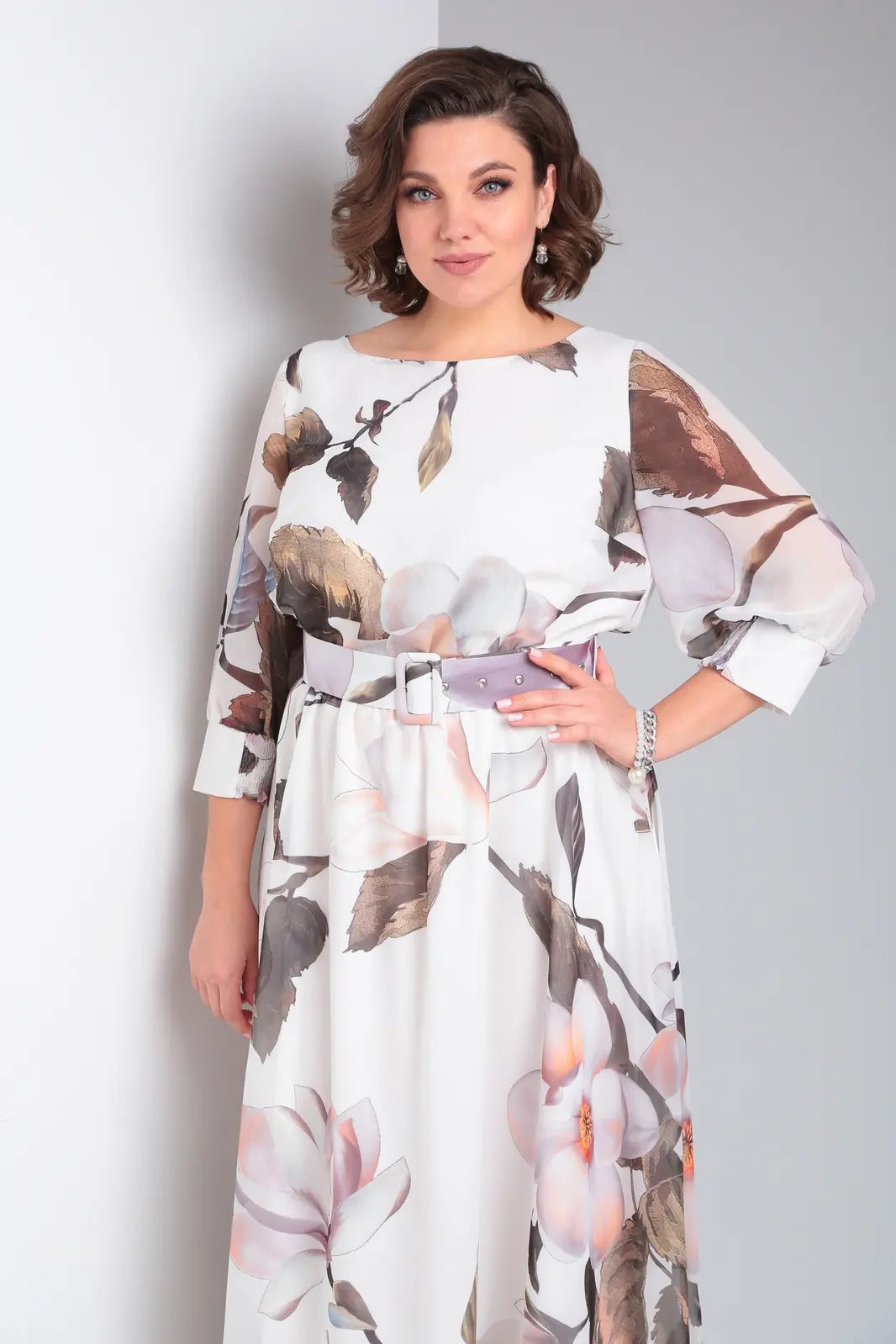 SCARLETT | Long-Sleeve Floral Dress