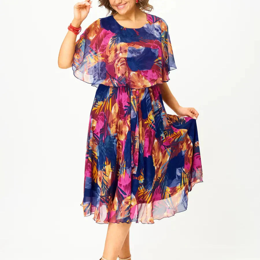 BARBARA™ | Comfortable Chiffon Dress