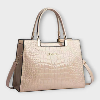 Maison Verdelle - Shiny Crocodile Pattern Handbag