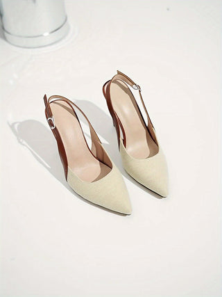 Amélie™ | Contrast Slingback Heels