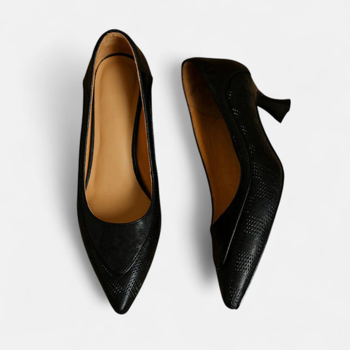Amara™ | Leather Look Heels