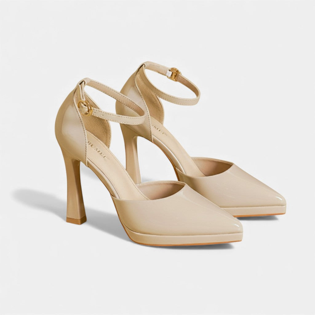 Evette™ | Leather Look Heels