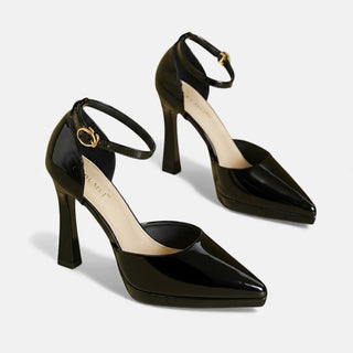 Evette™ | Leather Look Heels