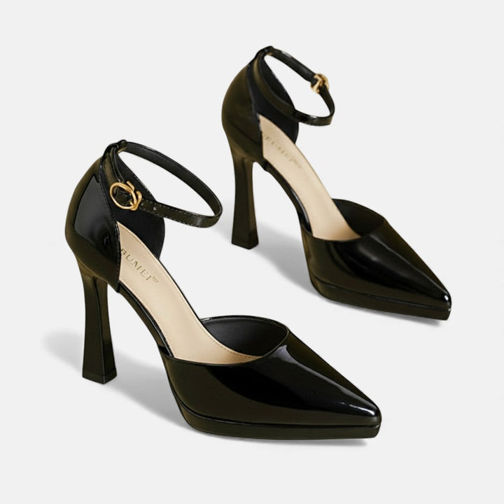 Evette™ | Leather Look Heels