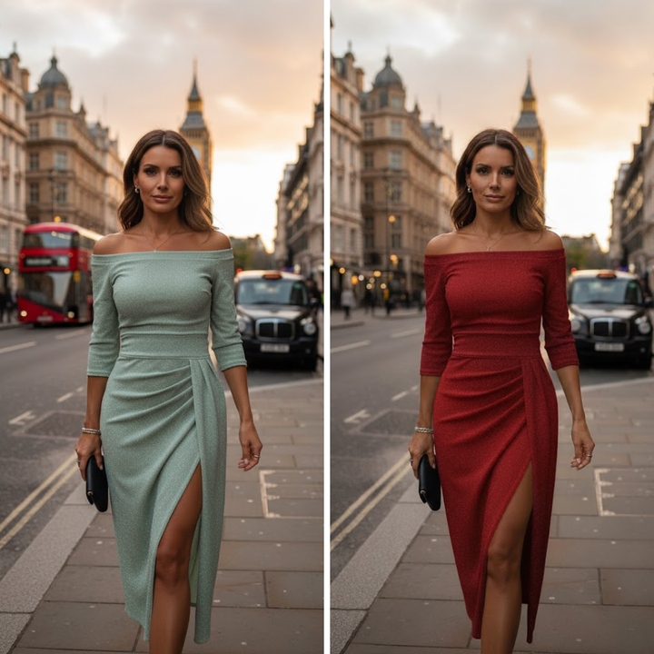 Stella™ | Halter Neck Maxi Dress