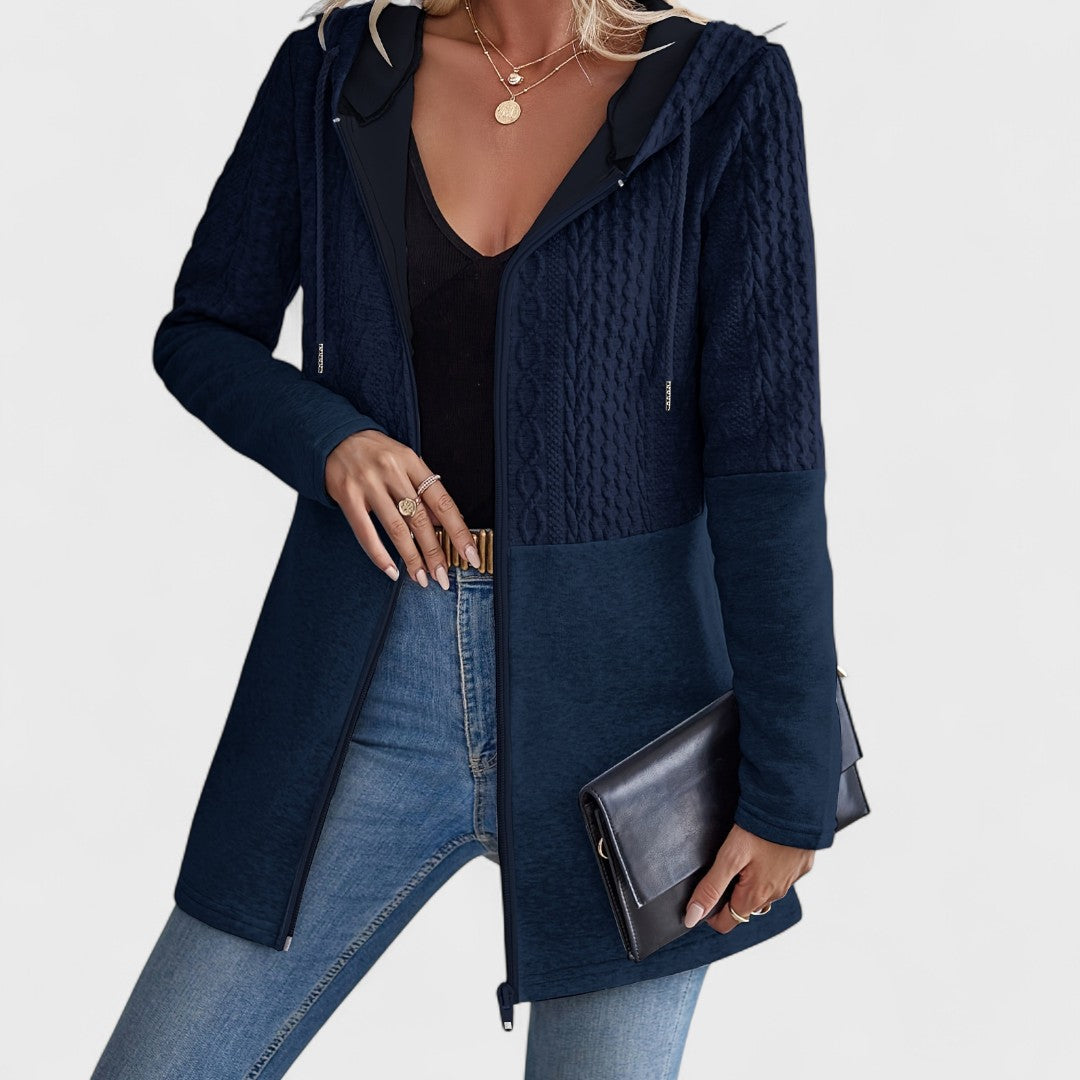 Valentino - Elegant Hooded Grey Cardigan for Women
