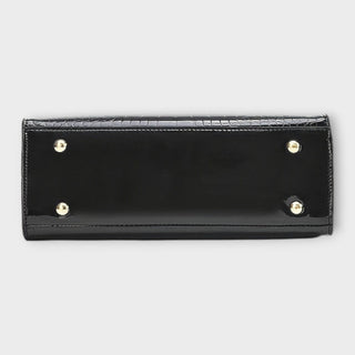 Maison Verdelle - Shiny Crocodile Pattern Handbag