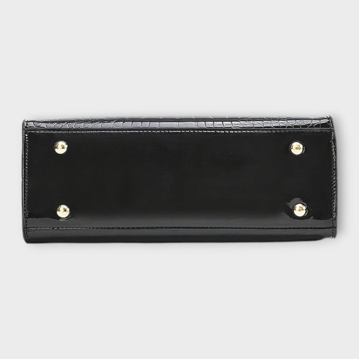 Maison Verdelle - Shiny Crocodile Pattern Handbag