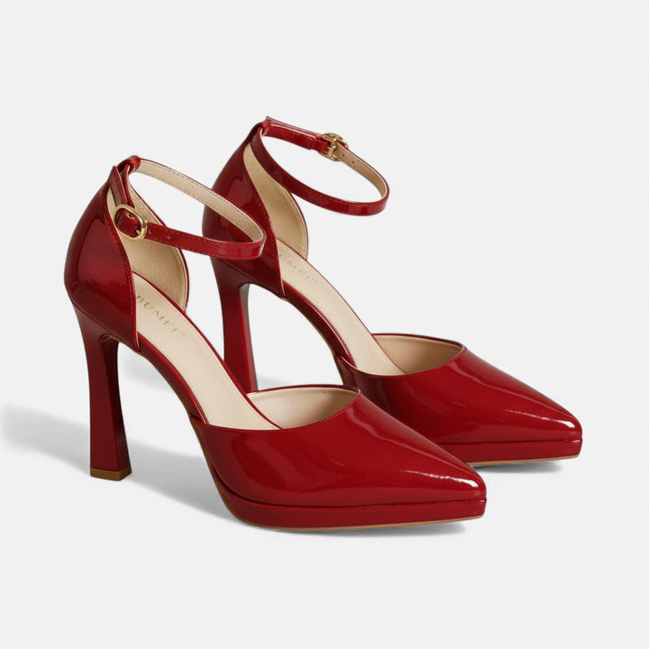 Evette™ | Leather Look Heels