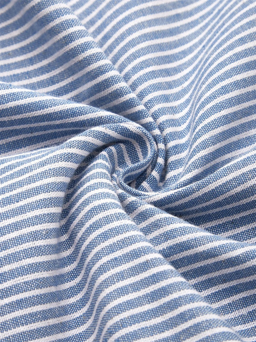 Brienne | Striped Midi Dress - Effortless Comfort, Everyday Confidence