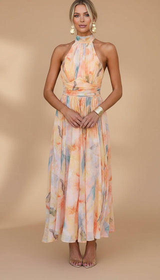 Ava™ | Printed Maxi Dress