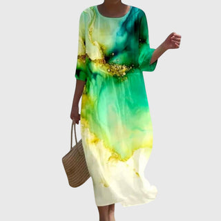 Elena™ | Stylish Floral Maxi Dress