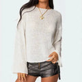 ARIELLA™ - Women's Light Knit Drop Shoulder Sweater Relaxed Fit Casual Pullover