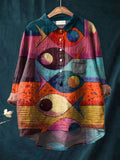 Nerina | Women's Ocean-Inspired Artistic Print Casual Shirt