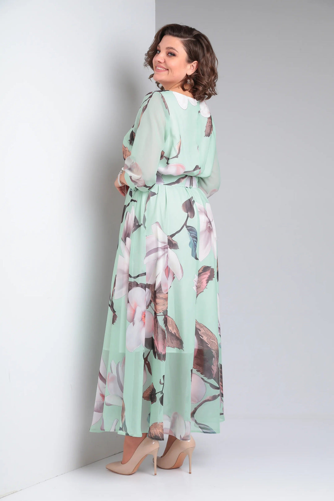 SCARLETT | Long-Sleeve Floral Dress