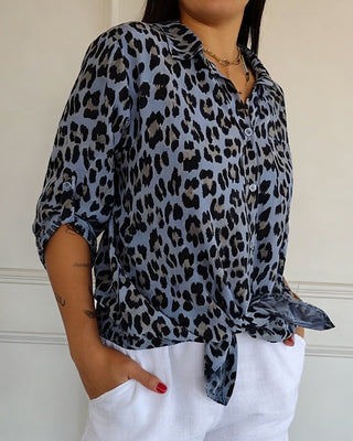 Miya | Fashion Blouses with Leopard Print