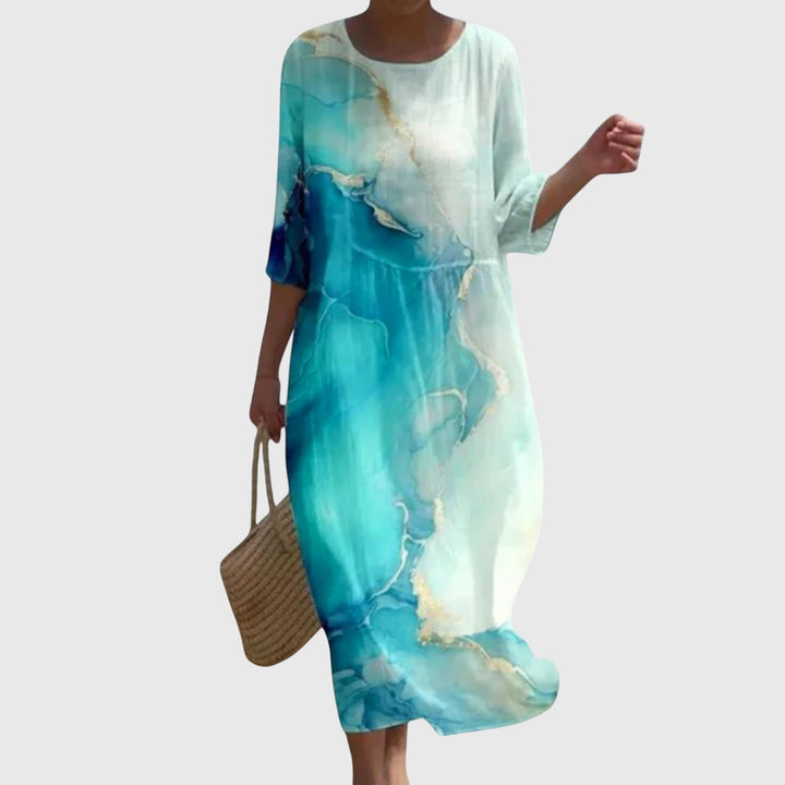 Elena™ | Stylish Floral Maxi Dress
