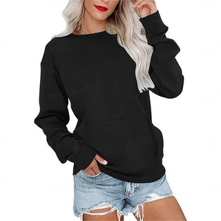 ERMA™ - Women's Lightweight Crewneck Hoodless Sweatshirt