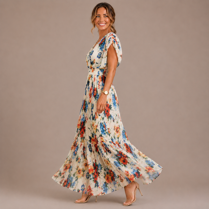 FLORELLE | Elegant Floral Dress