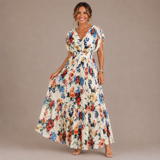 FLORELLE | Elegant Floral Dress