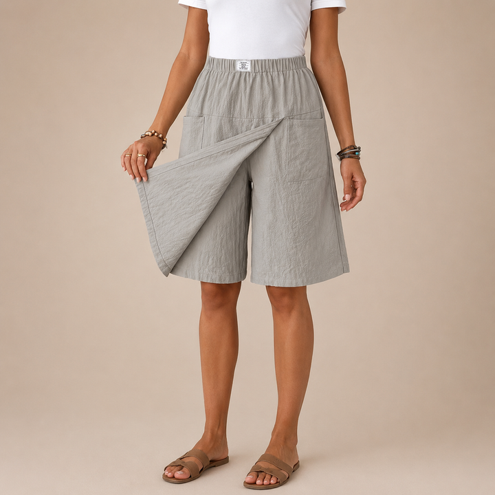 BRIELLE | Elastic Waist Skort