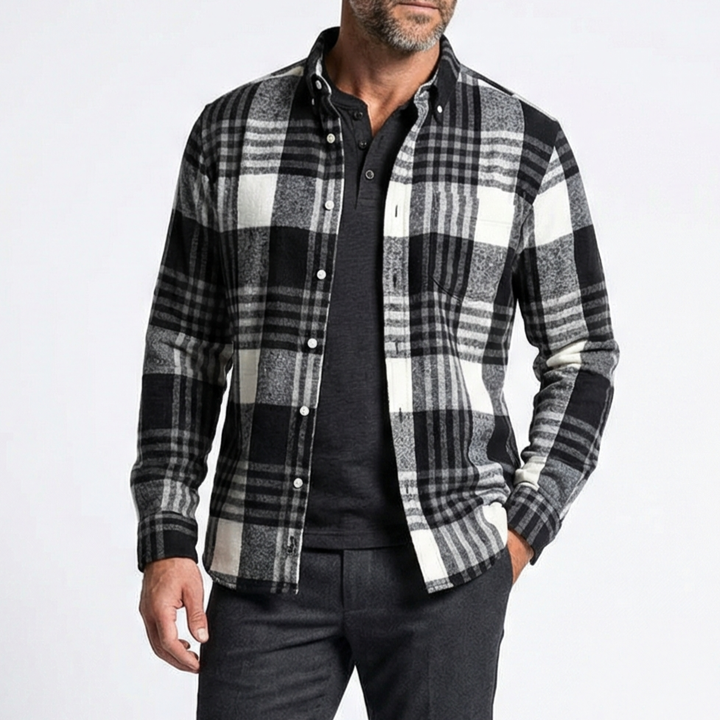 Grayson | Cotton Flannel Shirt